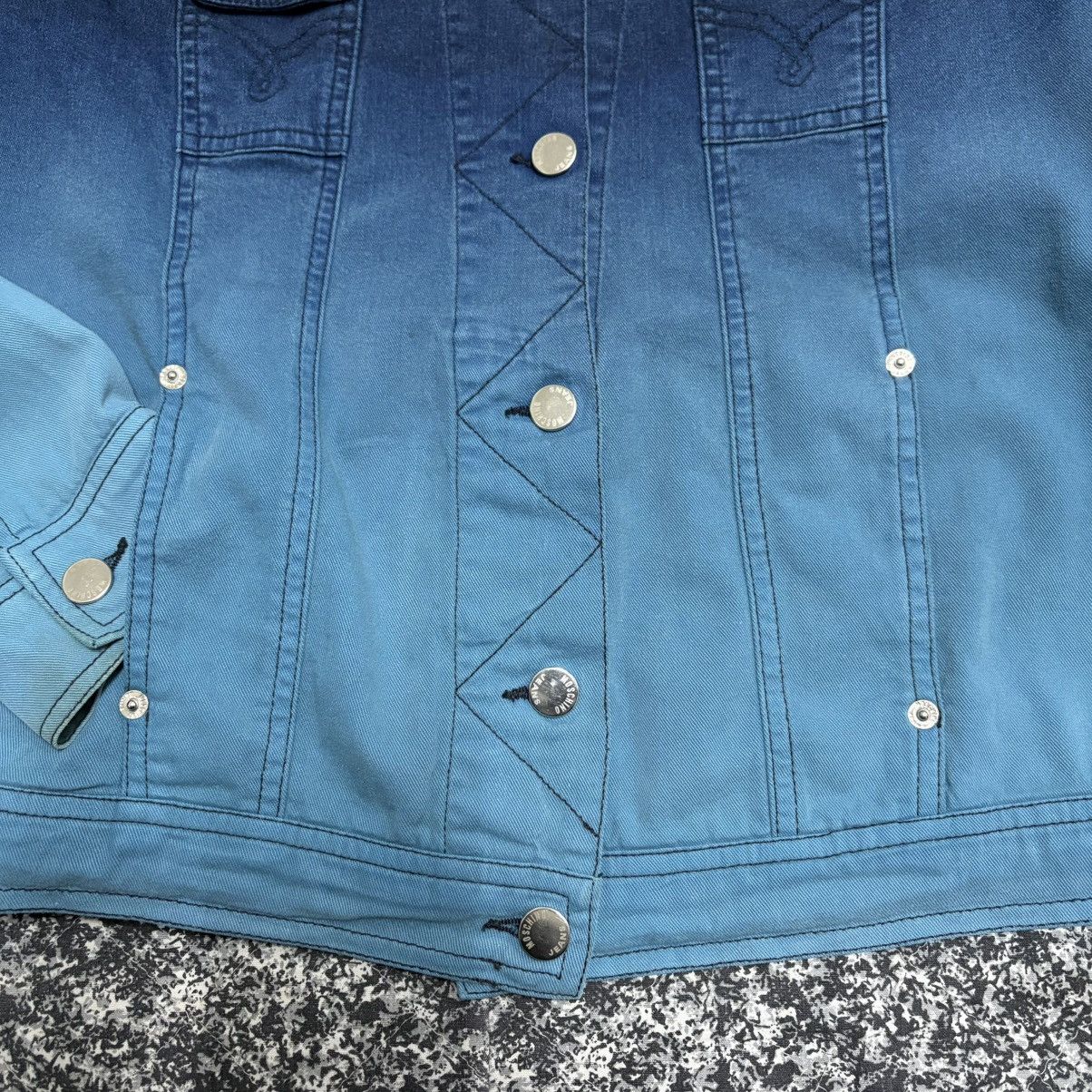 Moschino 🔴 MOSCHINO Vintage Denim Jacket 🔴 Size S / US 4 / IT 40 - 5 Thumbnail