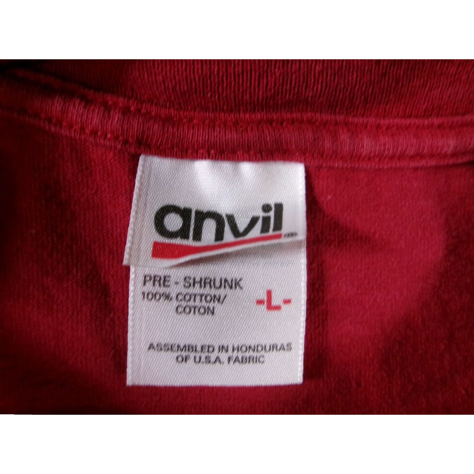 Anvil VINTAGE Northeast Cheernetics Shirt Men Large Red Graphic Short Sleeve Cheer USA Size US L / EU 52-54 / 3 - 7 Thumbnail