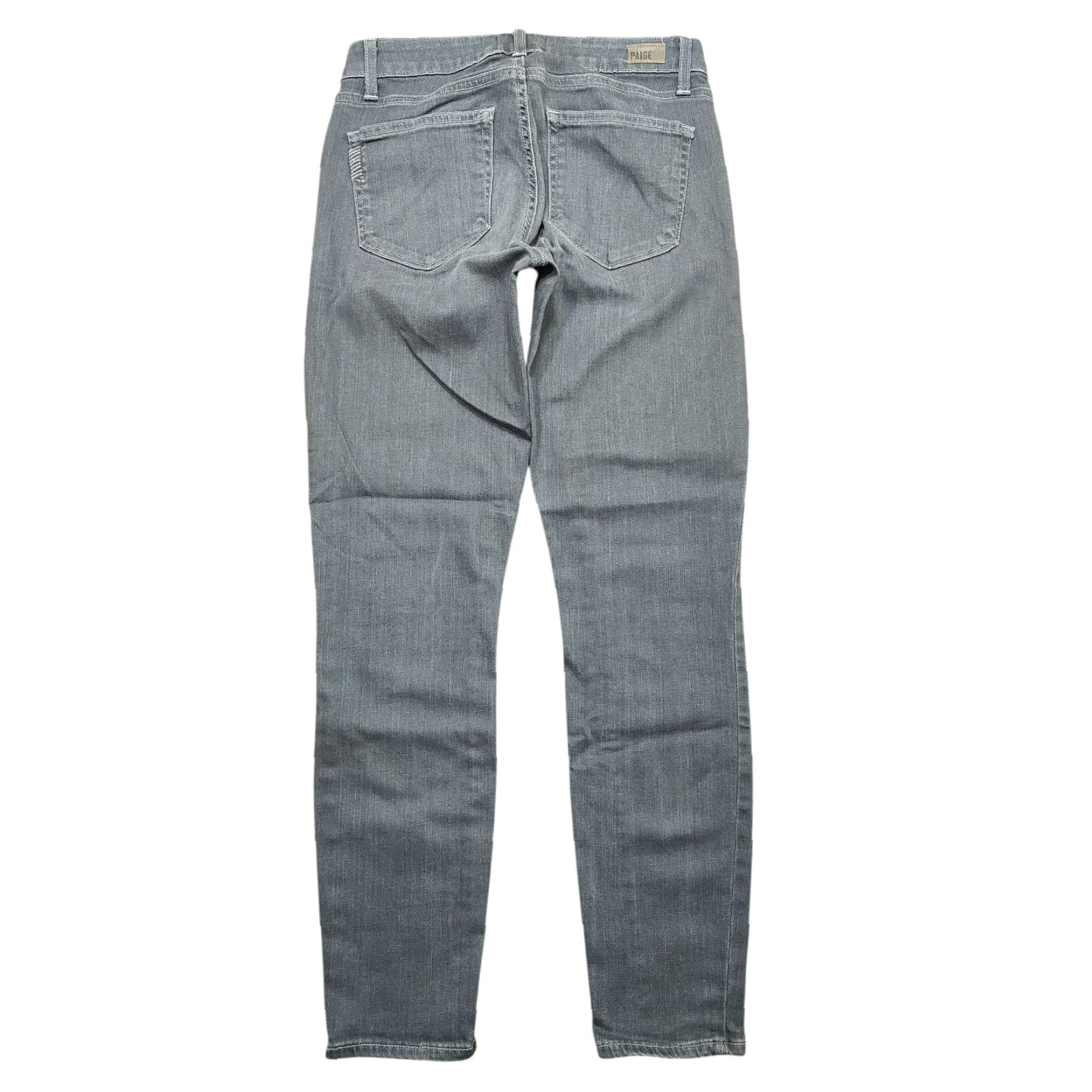 Paige PAIGE Verdugo Ankle Skinny Jeans Gray Stretch Denim Womens Slim 5-Pocket Inseam 27 Size 27" / US 4 / IT 40 - 2 Thumbnail