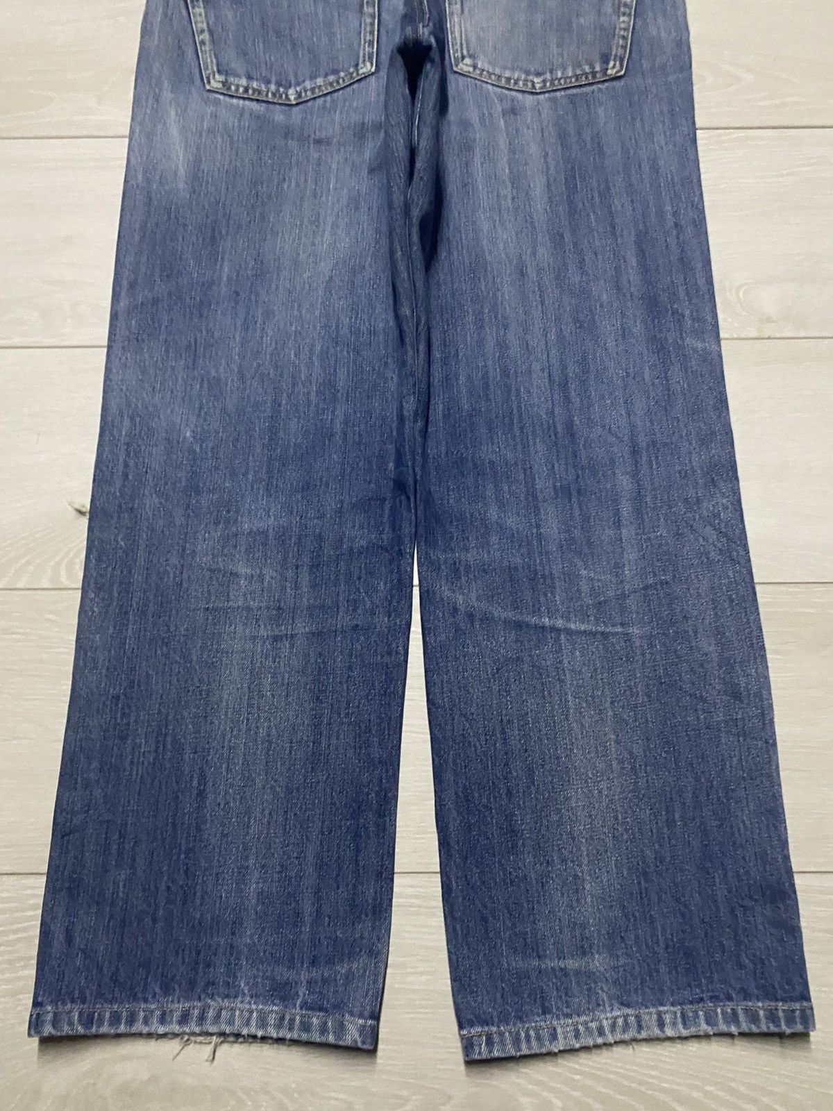 Uniqlo Vintage Japanese Brand Uniqlo S002 Faded Distressed Baggy Size US 36 / EU 52 - 6 Thumbnail