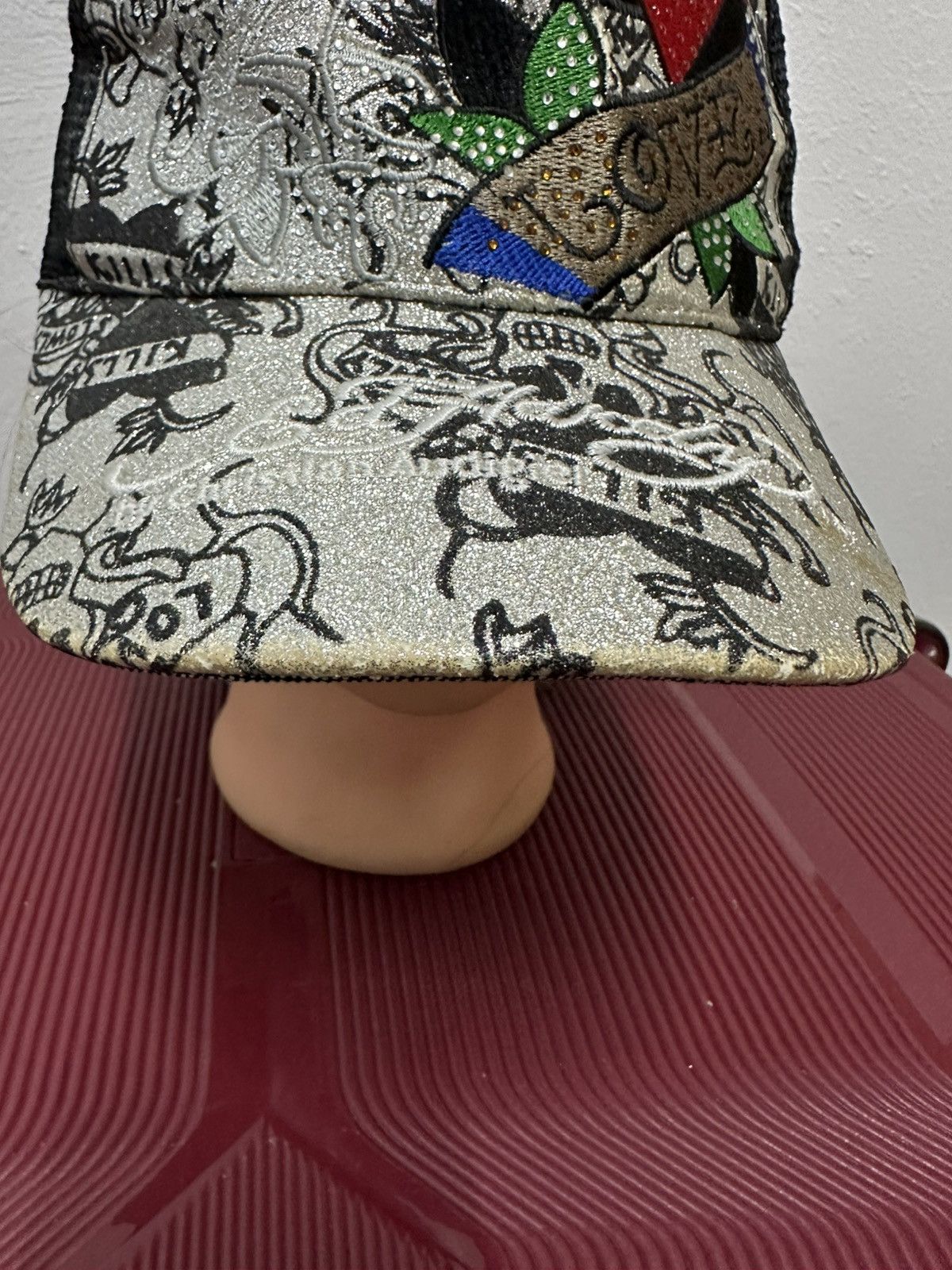 Ed Hardy Ed Hardy Cap by Christian Audigier Vintage Tattoo Size ONE SIZE - 8 Thumbnail