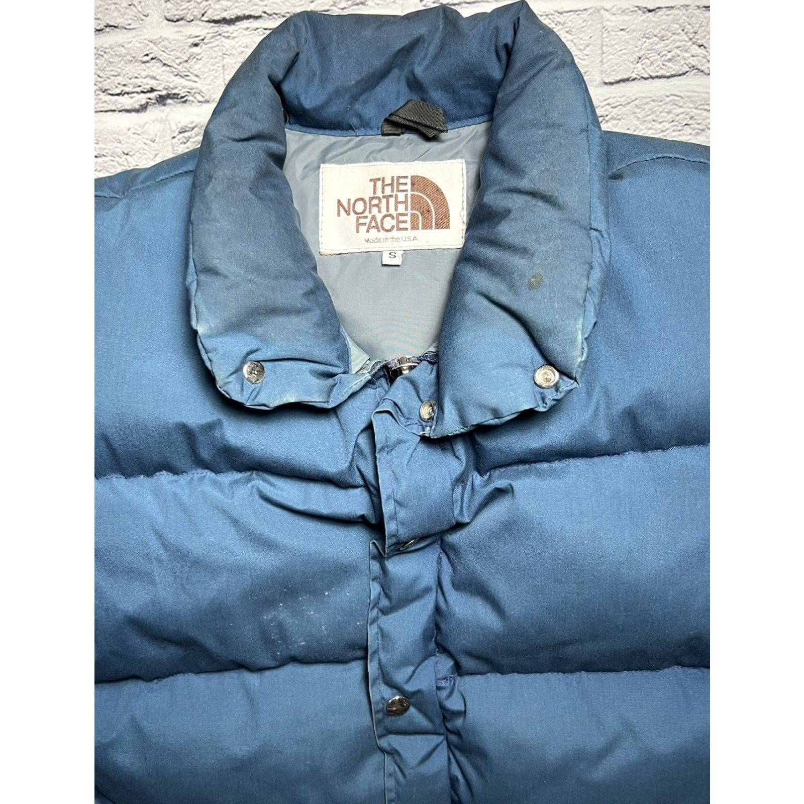 The North Face VINTAGE The North Face Down Puffer Coat Mens S / Womens M USA Navy Blue Puffer Jacket Mens Womens Size M / US 6-8 / IT 42-44 - 5 Thumbnail