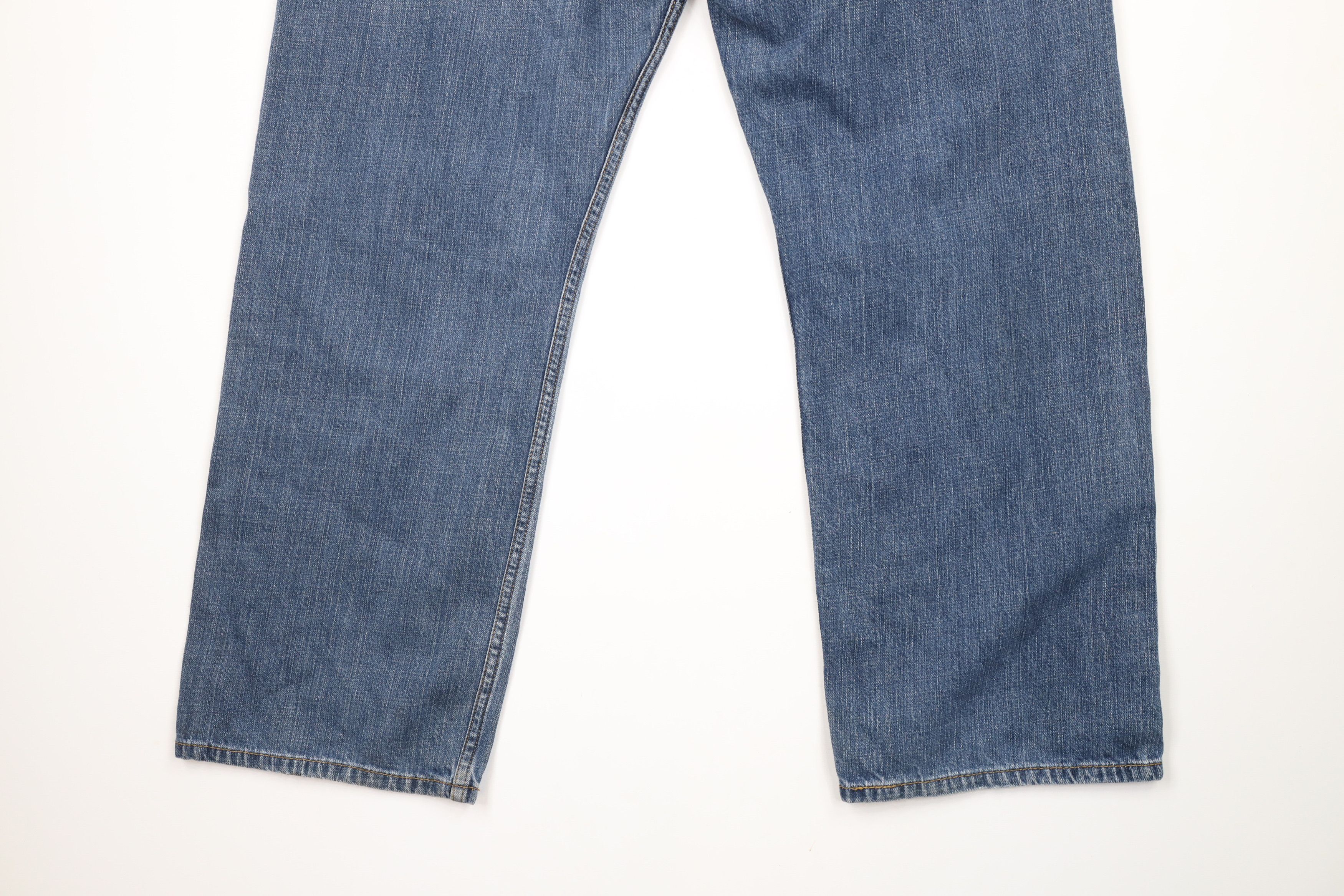 Levi's × Vintage Vintage Y2K Levis 569 Loose Fit Straight Wide Leg Jeans Size US 36 / EU 52 - 12 Thumbnail