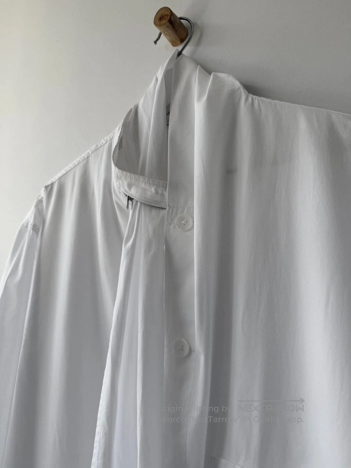 Yohji Yamamoto Yohji Yamamoto Pour Homme 19SS Floating Collar Long Coat. Size US XL / EU 56 / 4 - 3 Thumbnail