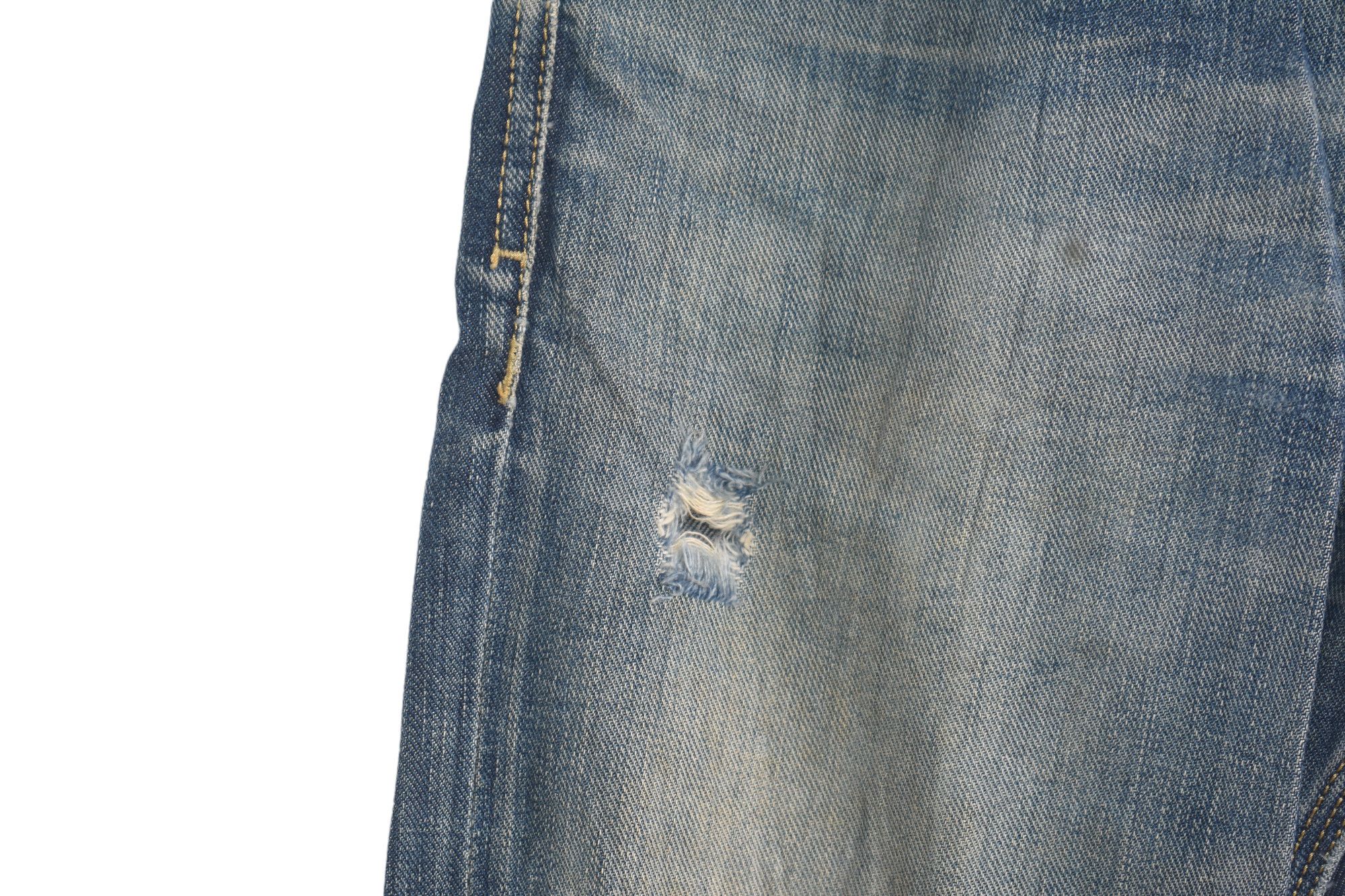 Diesel × Jean Diesel Krooly Distress Jeans W31 Size US 31 - 3 Thumbnail