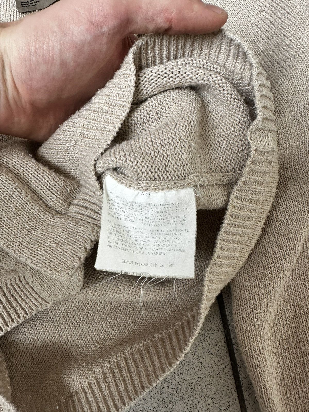 Japanese Brand × Maison Margiela Maison Margiela knit t shirt Size US S / EU 44-46 / 1 - 5 Thumbnail