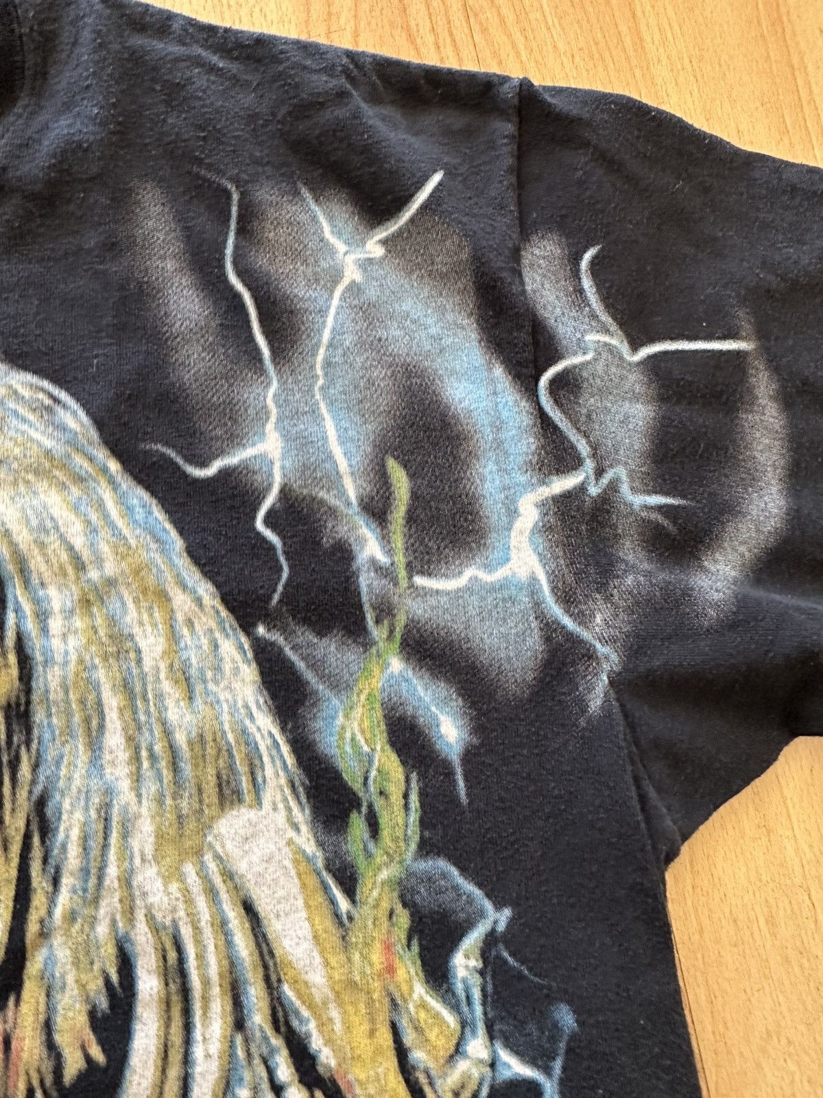 Band Tees × Iron Maiden × Liquid Blue Vintage Y2K Liquid Blue Iron Maiden Tee AOP Double Sided Size US L / EU 52-54 / 3 - 6 Thumbnail