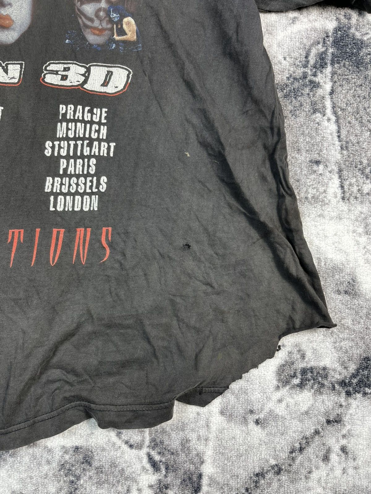 KISS KISS Psycho Circus Tour 1998 Distressed Faded Tee Size US XXL / EU 58 / 5 - 18 Thumbnail