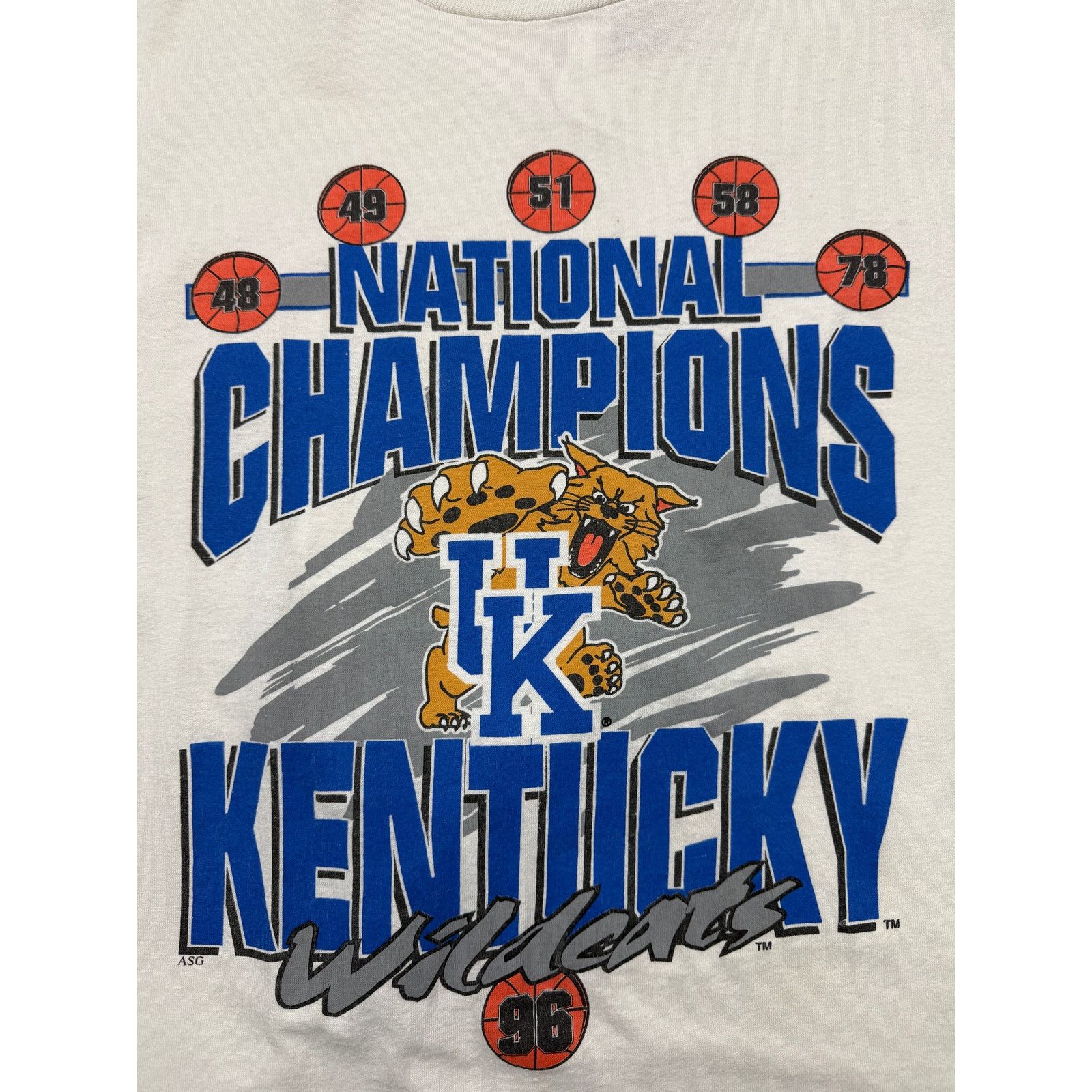 Vintage Vintage 1996 Kentucky Wildcats UK National Champs Size L Size US L / EU 52-54 / 3 - 5 Thumbnail