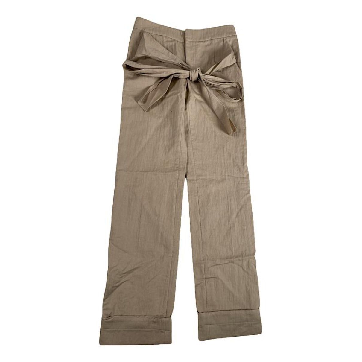 Marni Brown Cotton Trouser Size 30" / US 8 / IT 44 - 1 Thumbnail