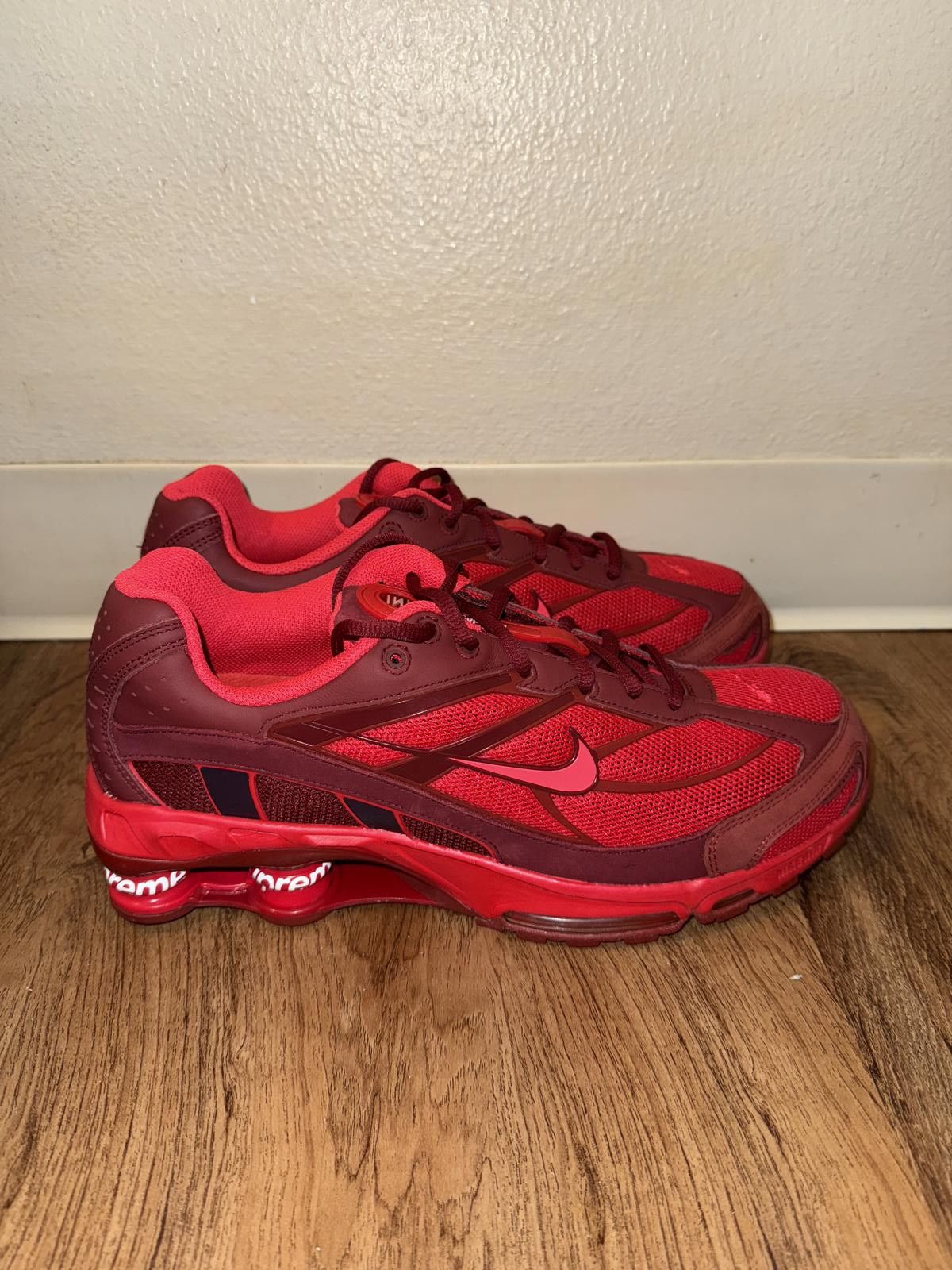 Nike Nike Shox Ride 2 SP Supreme Red Size US 12 / EU 45 - 1 Thumbnail
