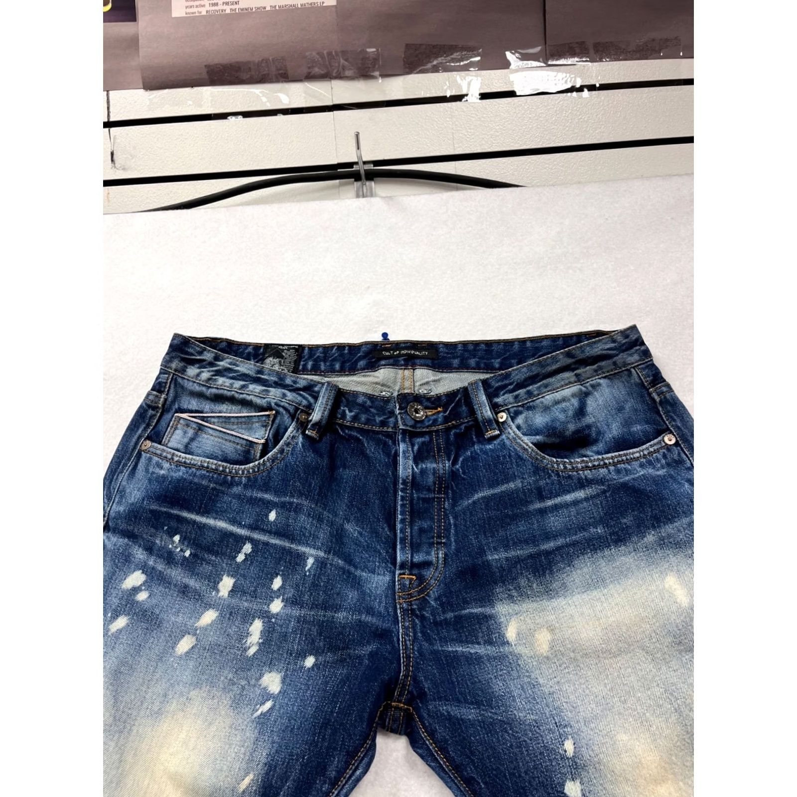 Cult Of Individuality VINTAGE Cult Of Individuality Jeans Distressed Bootcut Size 38 Blue Denim Mens 34 Inseam NS-NA Size US 38 / EU 54 - 6 Thumbnail