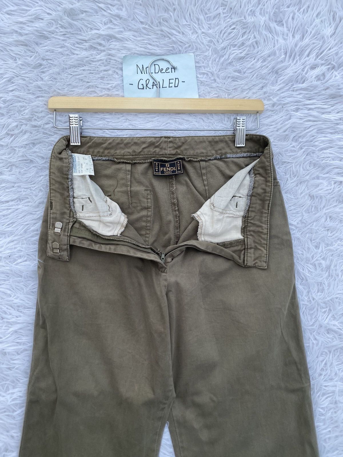 Fendi Rare Vintage FENDI Slack Pants Size US 26 / EU 42 - 8 Thumbnail