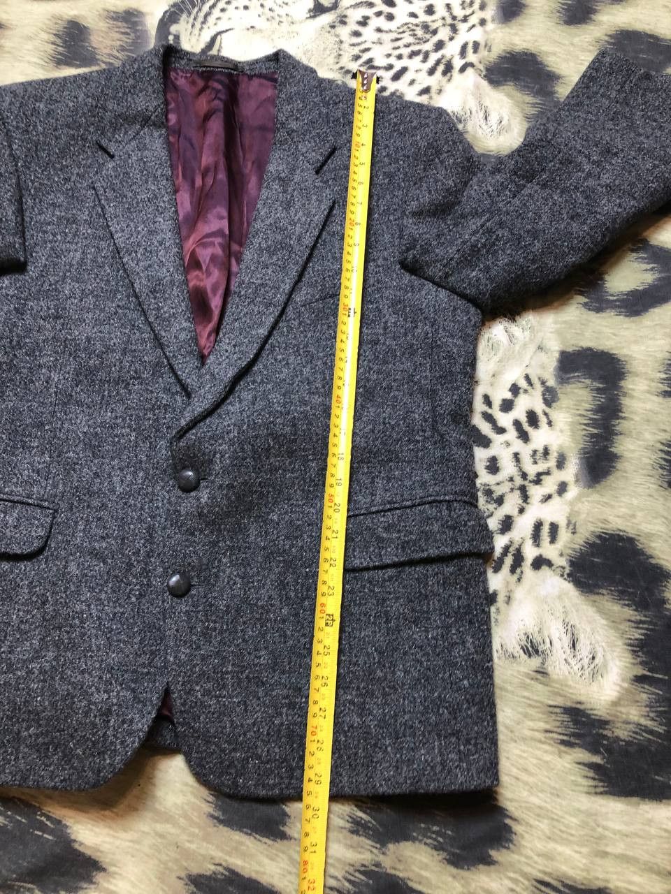 Harris Tweed Blazer Harris Tweed Vintage 100% wool streetwear Y2K Size 44R - 11 Thumbnail