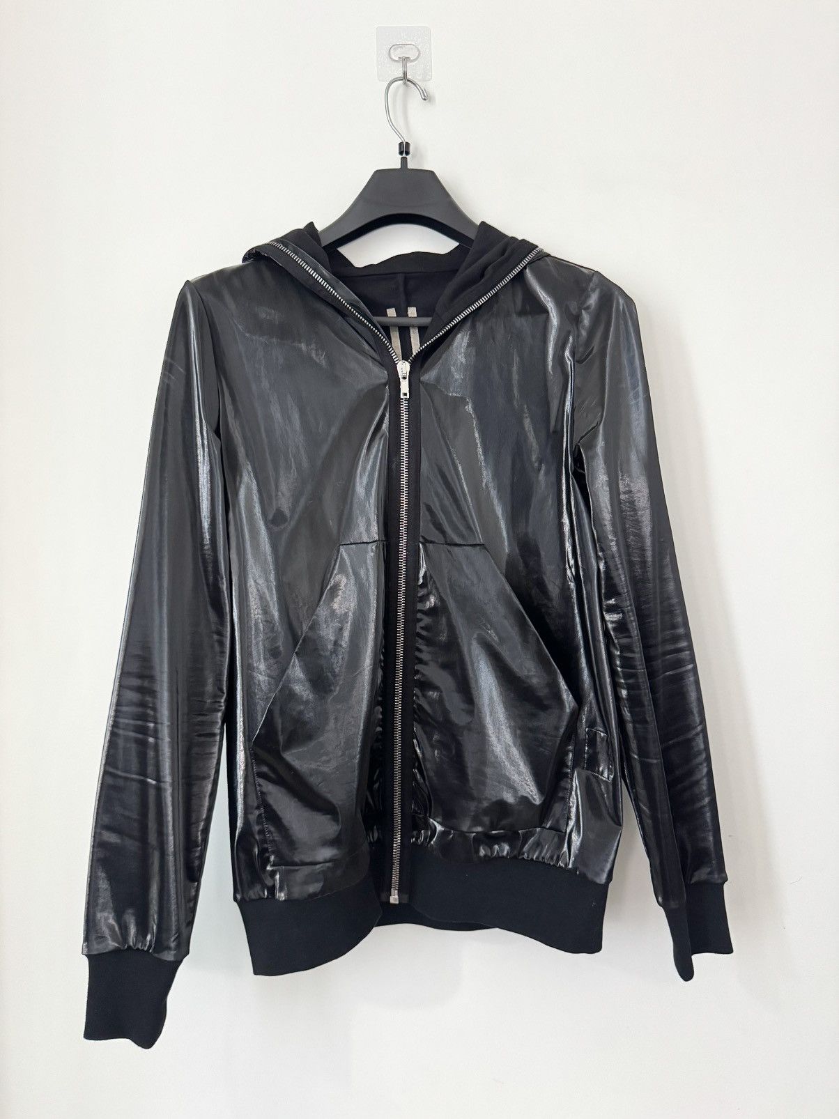 Rick Owens Drkshdw Rick Owens DRKSHDW Shiny Zip Jacket Size US L / EU 52-54 / 3 - 1 Thumbnail