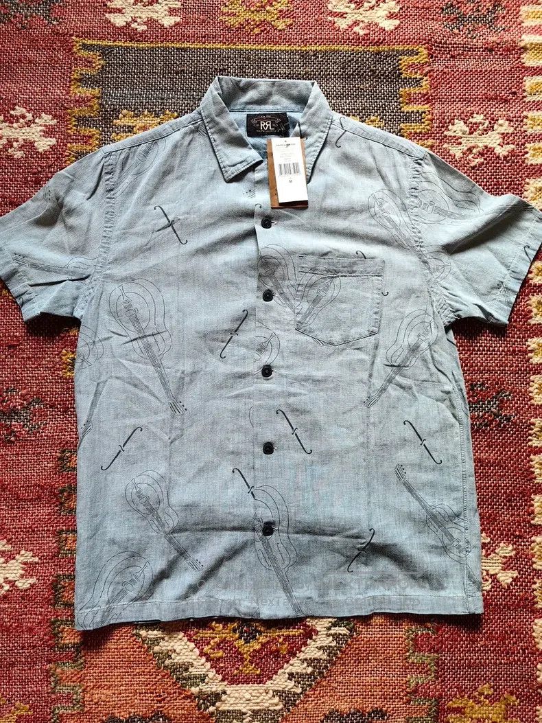 RRL Ralph Lauren RRL Ralph Lauren Vintage youth indigo-dyed shirt Size US M / EU 48-50 / 2 - 1 Thumbnail