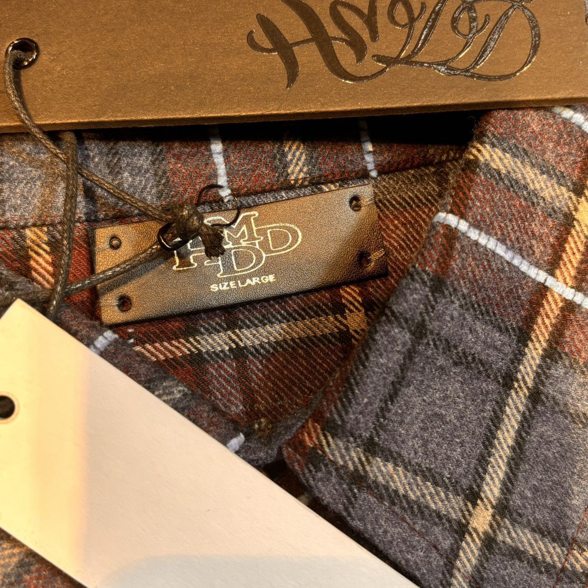 HMDD HAPPY MEMORIES DON'T DIE HMDD DISCO FLANNEL NAVY/RED Size US L / EU 52-54 / 3 - 3 Thumbnail