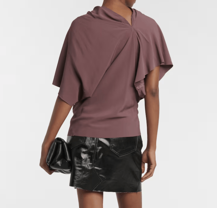Rick Owens Rick Owens Crepe Seb Top Size XS / US 0-2 / IT 36-38 - 2 Thumbnail