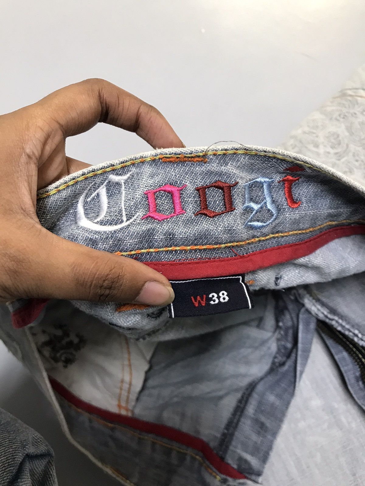 Coogi Vintage Coogi embroidered denim jort Size US 38 / EU 54 - 8 Thumbnail