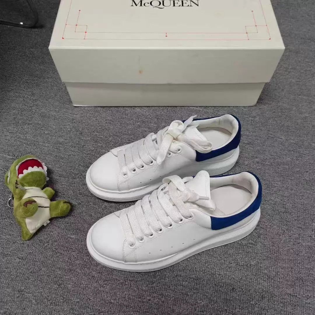 Alexander McQueen McQueen 99 New Worn White Sneakers Blue Tab Boxed 35 Size US 4.5 / IT 34.5 - 1 Thumbnail