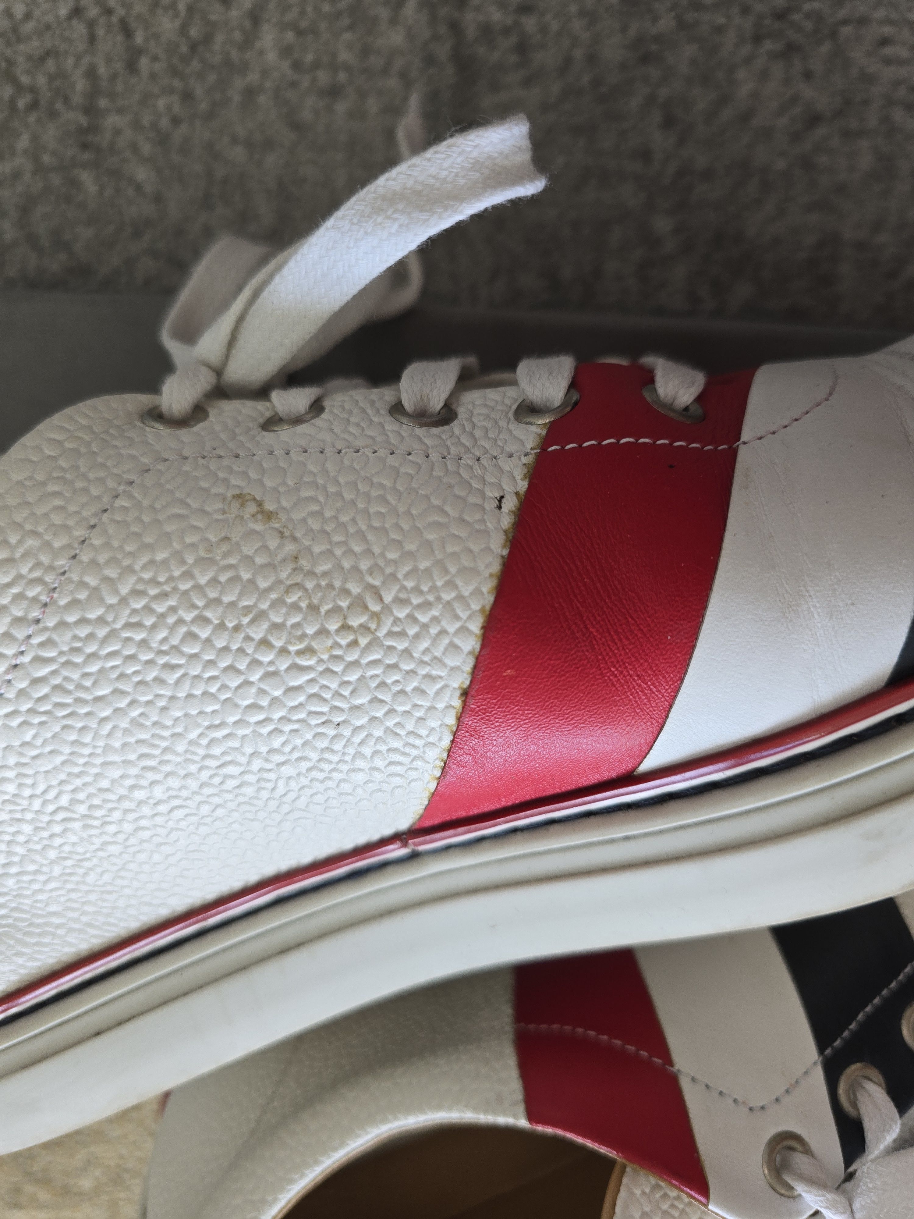 Thom Browne Thom Browne Canvas Sneaker w Heritage Contrast Stitch Size US 11 / EU 44 - 8 Thumbnail