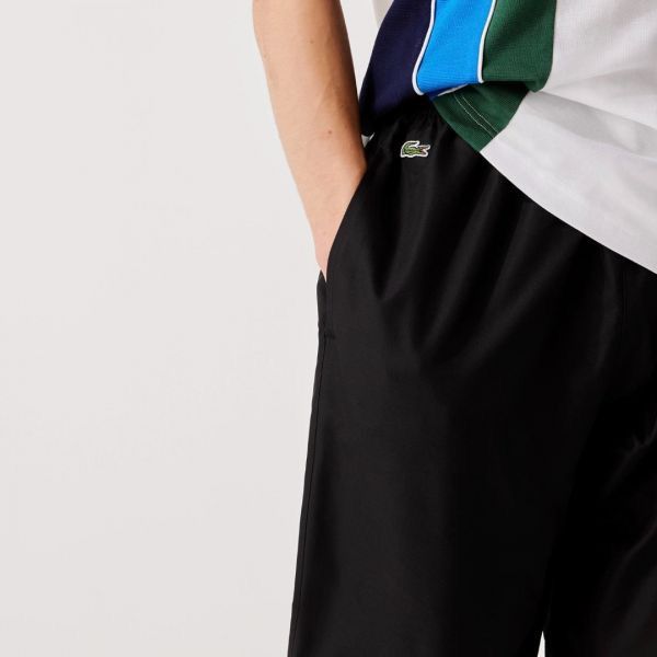 Lacoste Lacoste Mens Black Pants Joggers Elastic Waist Drawstring Size US 30 / EU 46 - 4 Thumbnail