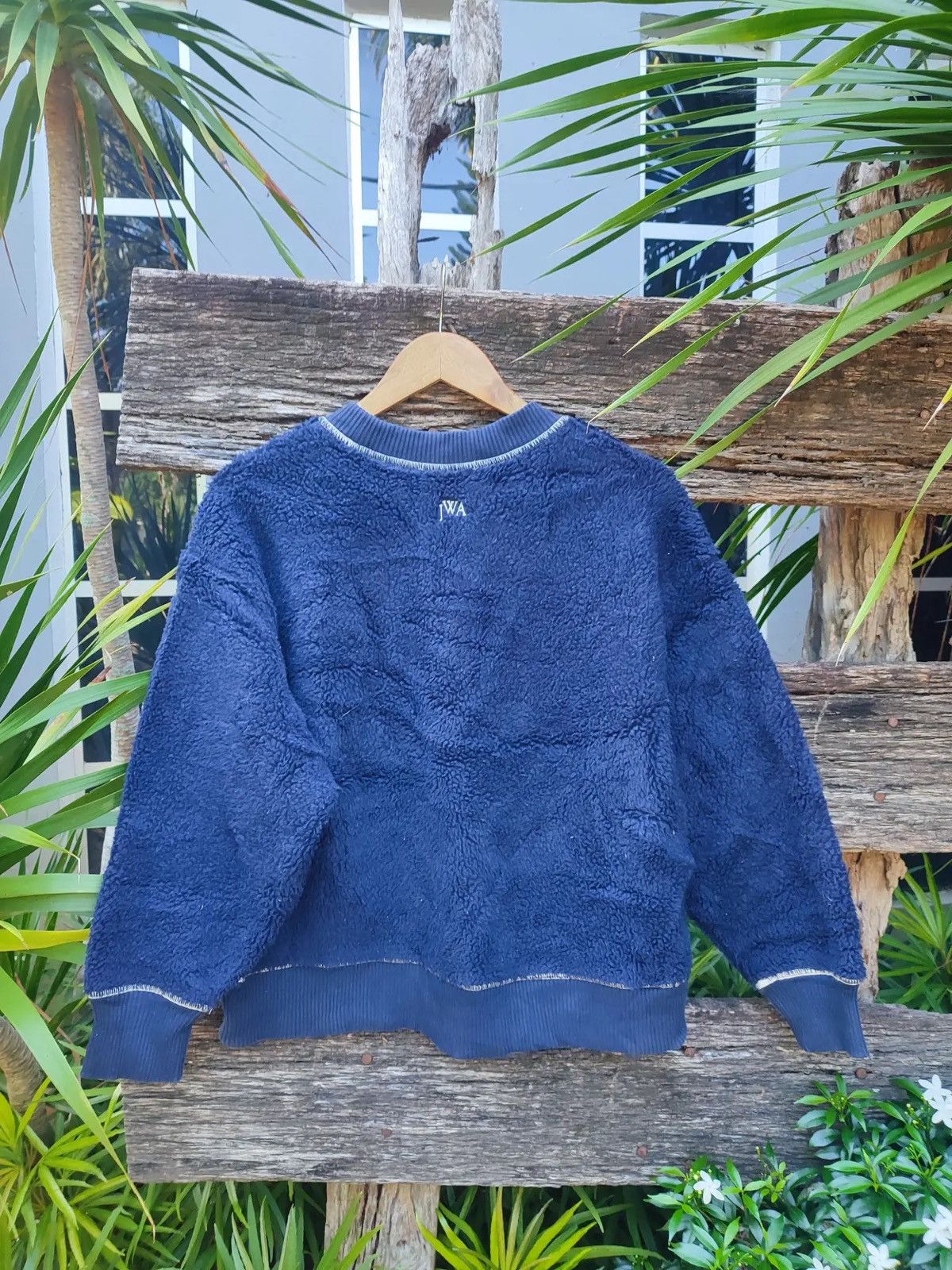 JW Anderson × Uniqlo JW Anderson x Uniqlo Navy Fleece Pullover Size US M / EU 48-50 / 2 - 7 Thumbnail