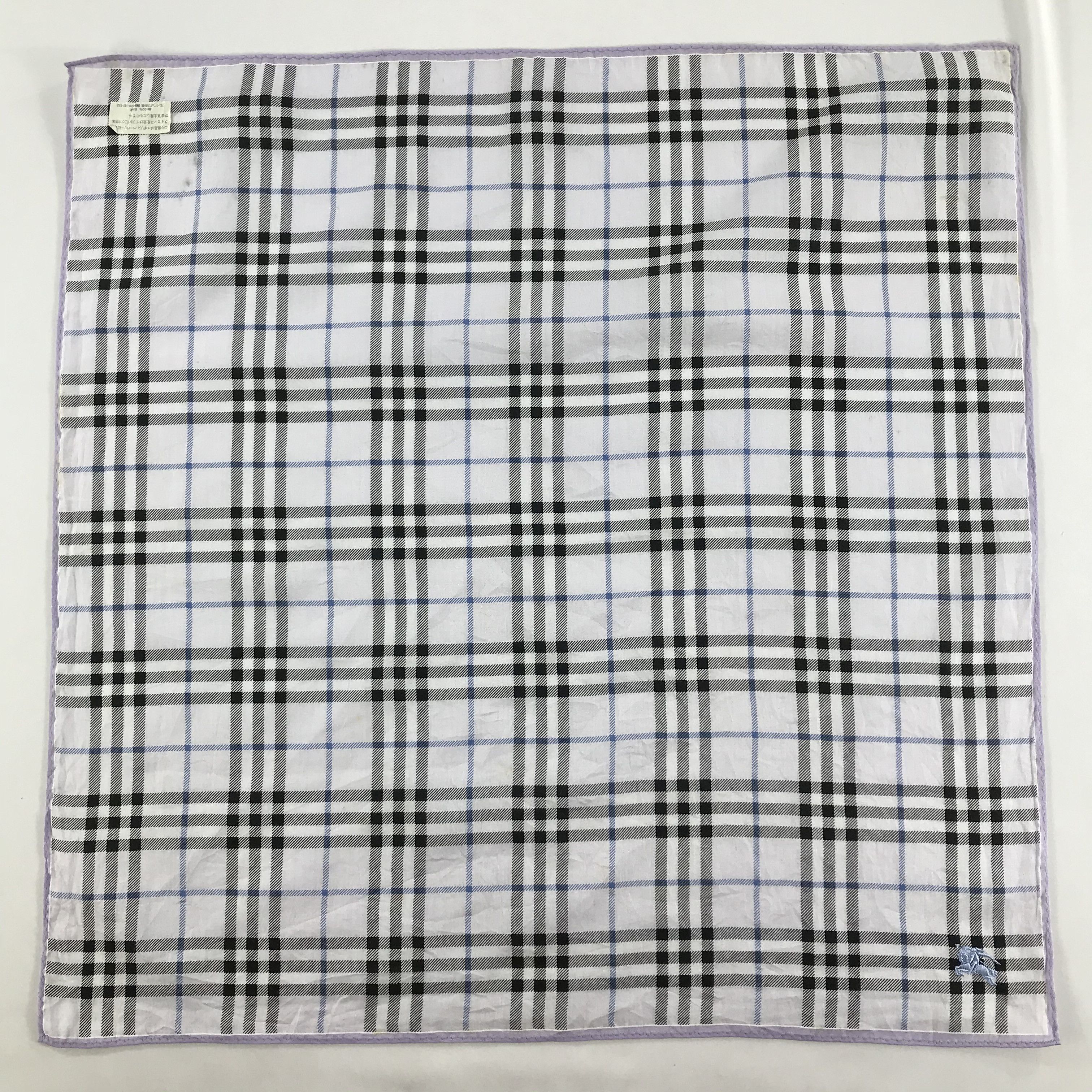 Burberry × Vintage Burberry Bandana / Handkerchief / Neckerchief - S1575 Size ONE SIZE - 1 Thumbnail