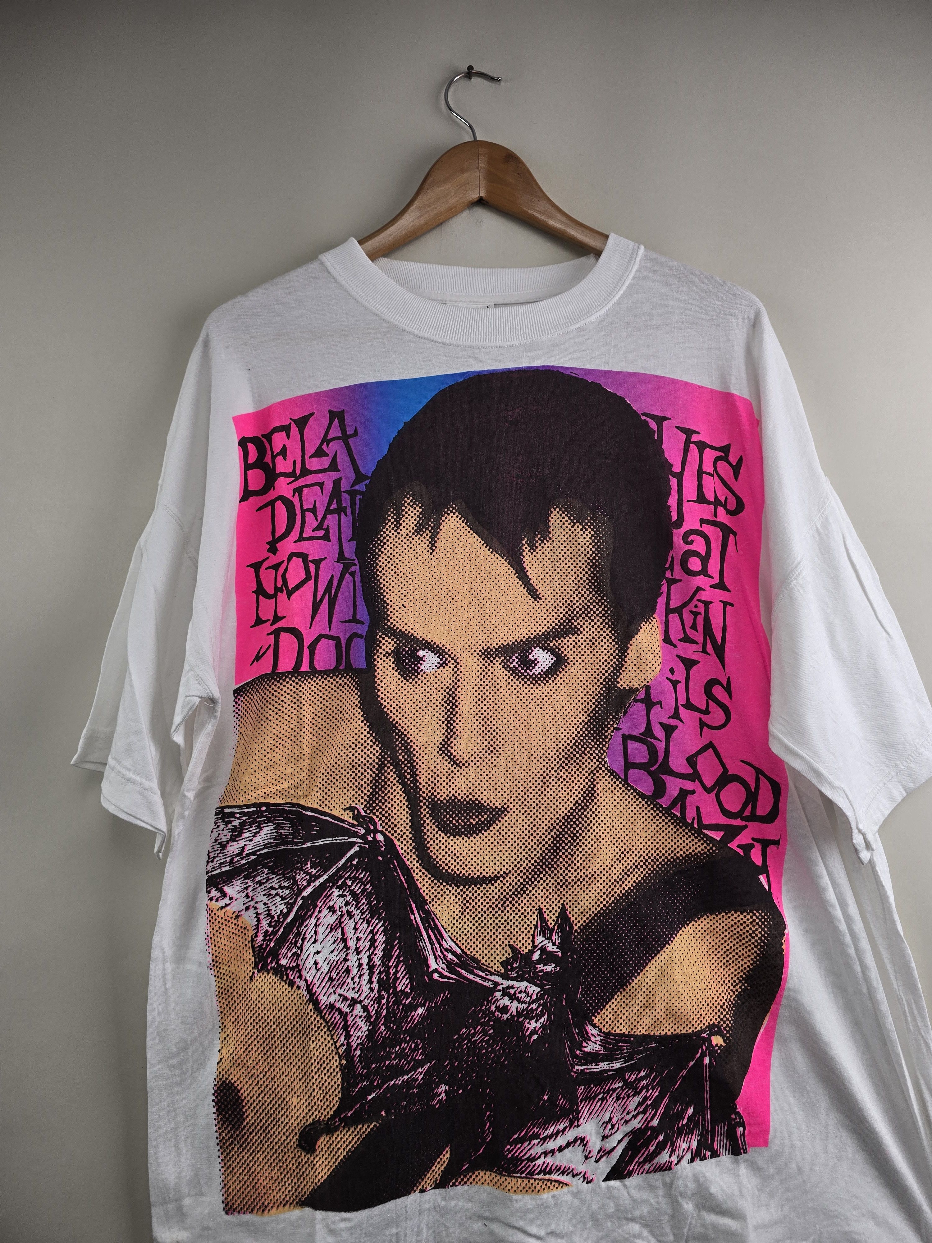 Band Tees × Vintage 90s Bauhaus Peter Murphy Special Hand printed design XL Size US XL / EU 56 / 4 - 2 Thumbnail