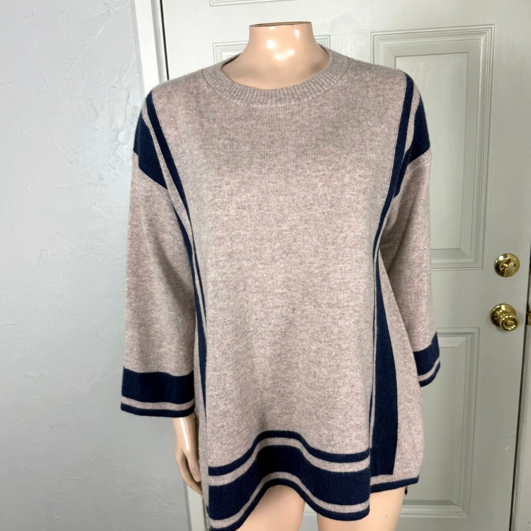Vintage Garnet Hill Sweater Women's Crew Neck 100% Cashmere Knit Small GG12 Size S / US 4 / IT 40 - 2 Thumbnail
