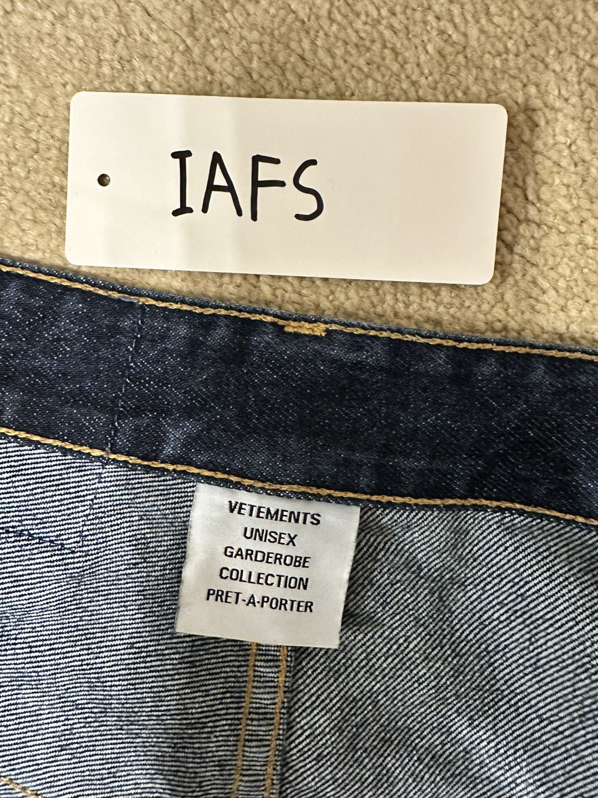 Vetements Vetements Patched Pocket Baggy Jeans Size US 29 - 5 Thumbnail