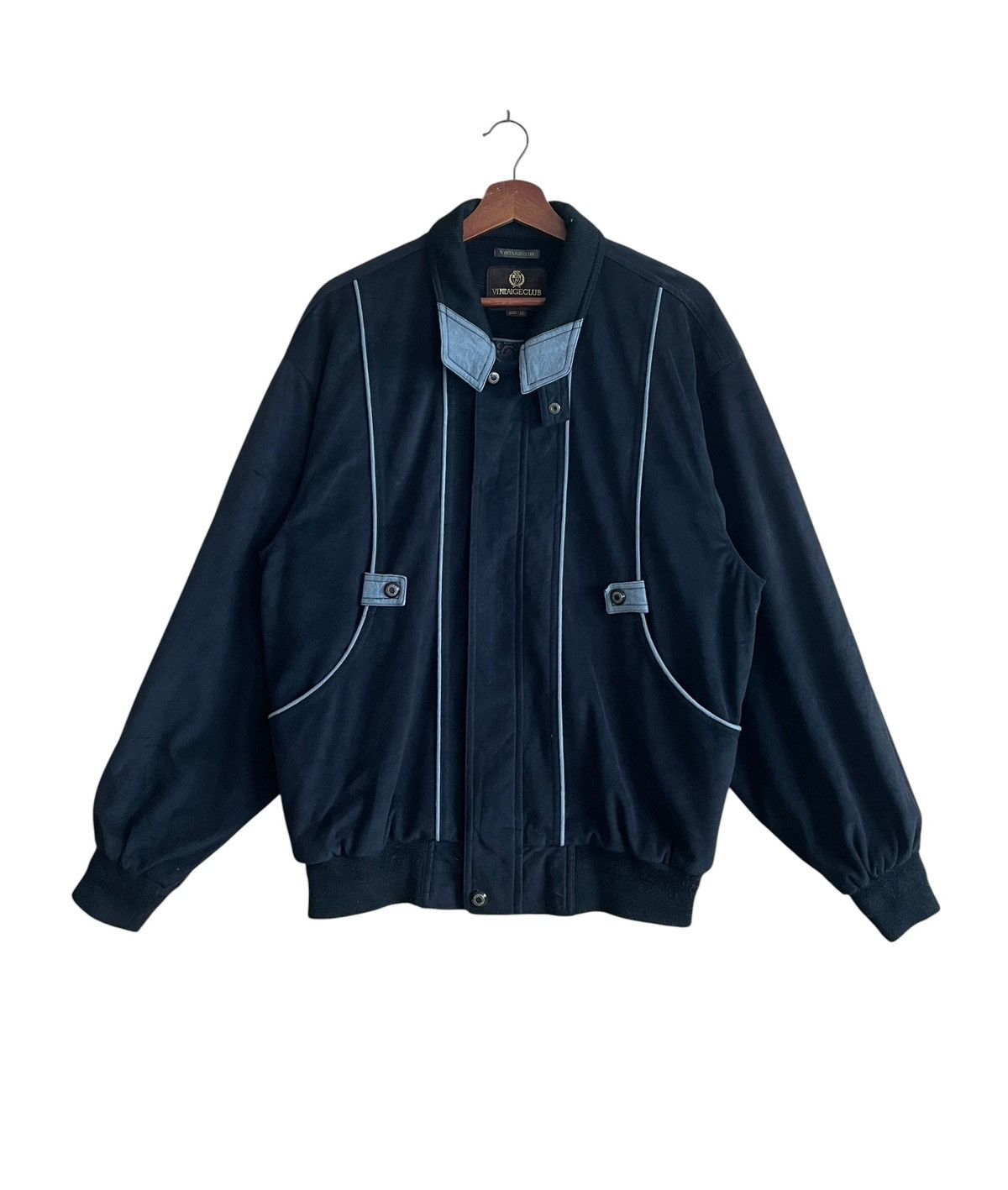 Vintage Vintage Japanese Brand Vintageclub Bomber Jacket 1990s Size US L / EU 52-54 / 3 - 1 Thumbnail