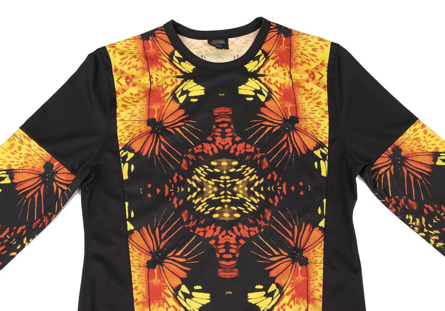 Jean Paul Gaultier Butterfly Print Top in Black, Red, and Yellow Size 48 Size US M / EU 48-50 / 2 - 2 Thumbnail