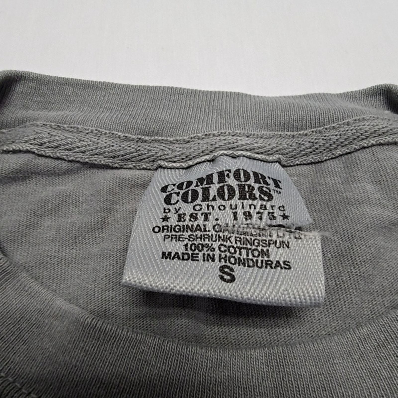 Life is Good Comfort Colors Gray Long Sleeve Blank T-Shirt S Cotton Tee Size US S / EU 44-46 / 1 - 4 Thumbnail