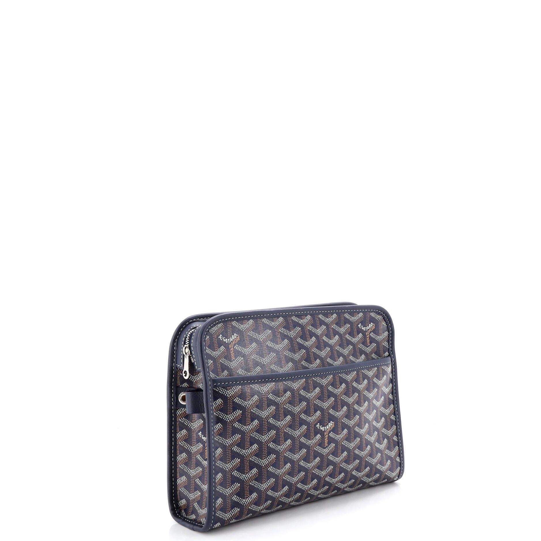 Jouvence Toiletry Pouch Coated Canvas MM