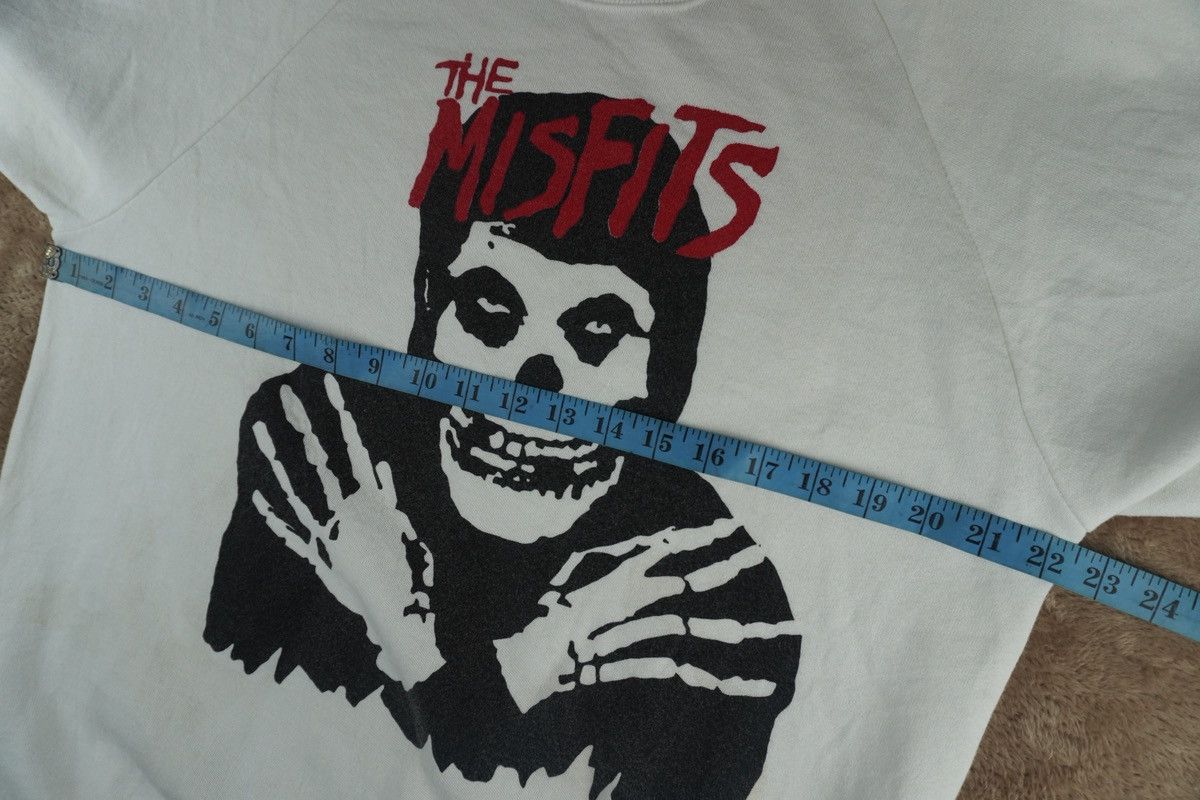 Band Tees Vtg 90s Misfits Big Logo Sleeve Rock Band Mens Crew Metal Size US XL / EU 56 / 4 - 10 Thumbnail