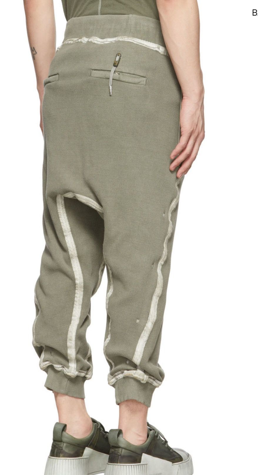 Boris Bidjan Saberi Rib knit , cotton lyocell , main label , handcrafted Size US 30 / EU 46 - 5 Thumbnail