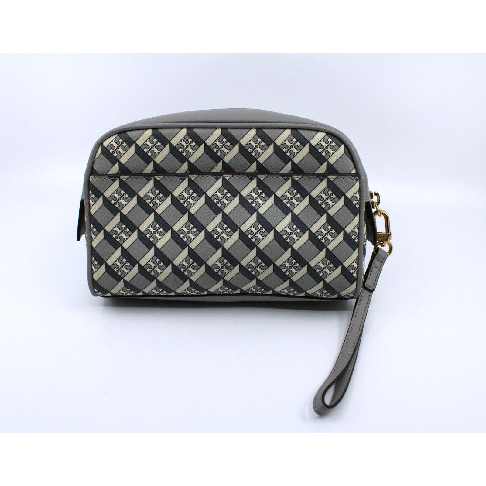 Tory Burch TORY BURCH Geometric Logo Essential Wristlet Makeup Bag $115 Size ONE SIZE - 2 Thumbnail