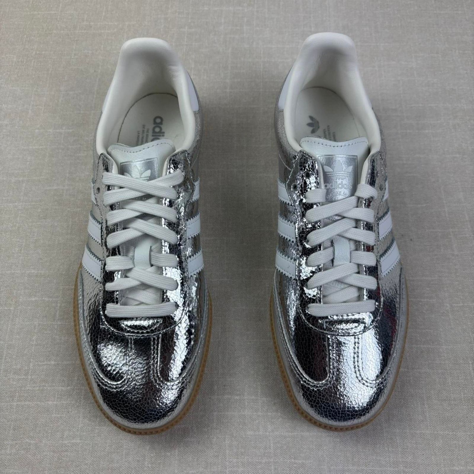 Adidas 🛸 adidas Samba OG "Silver Metallic" 6W Size US 6 / IT 36 - 3 Thumbnail