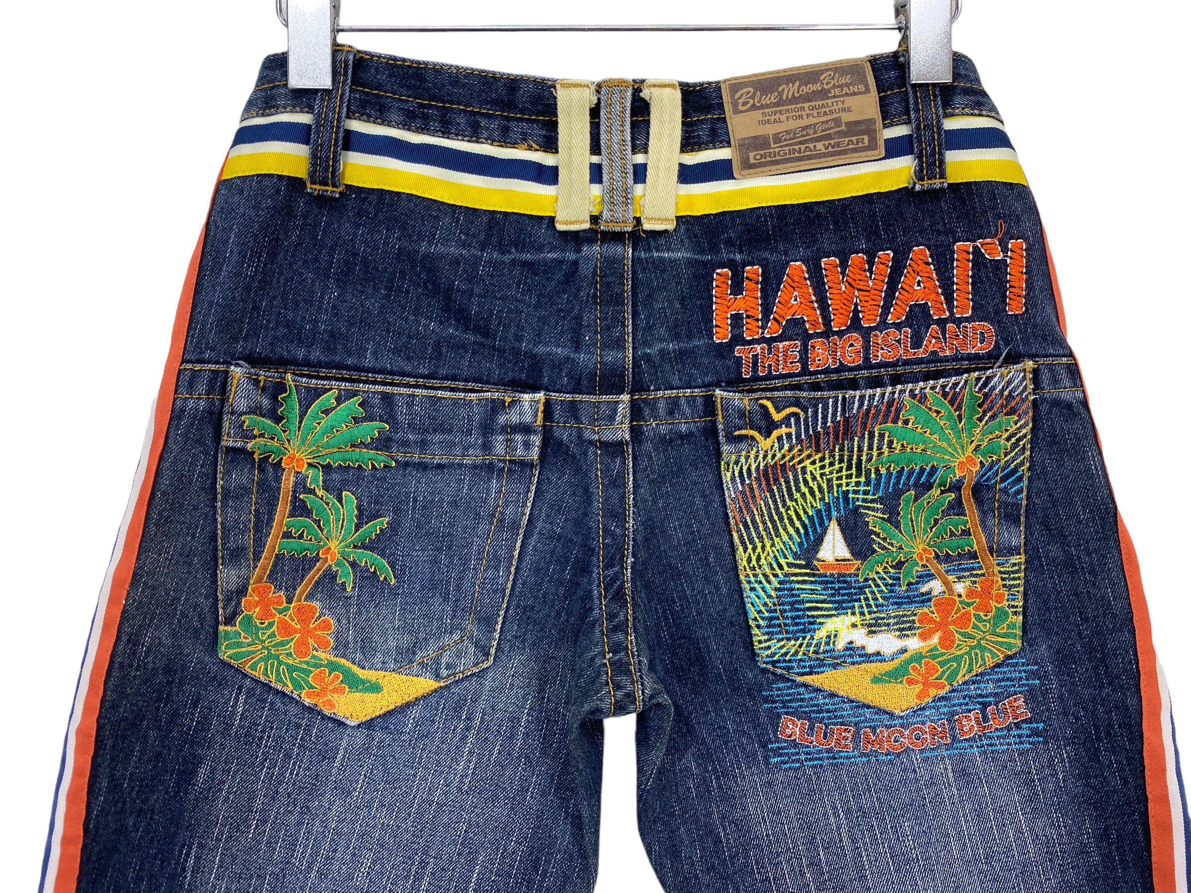 Japanese Brand Japanese Blue Moon Denim - Spellout Jeans - Blue Japan Size US 30 / EU 46 - 9 Thumbnail
