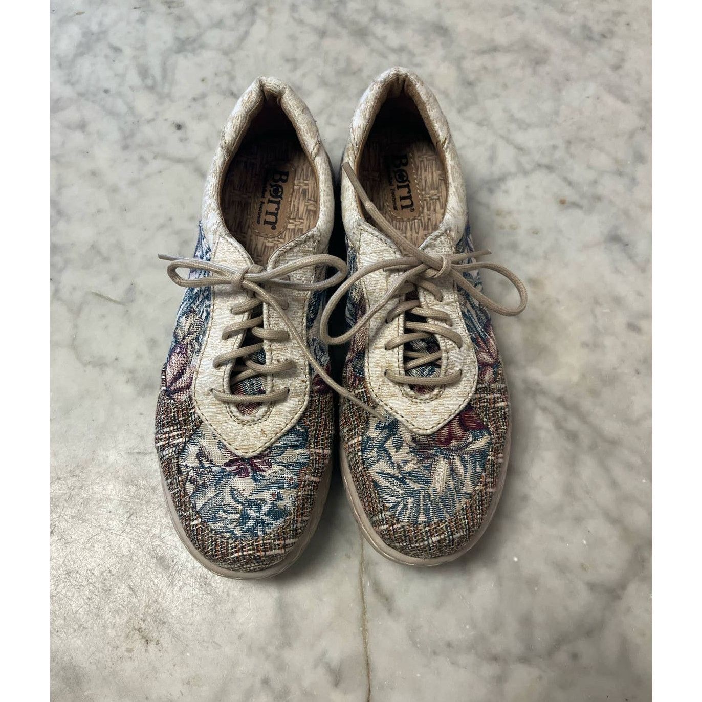 Born BORN Taza floral tapestry tweed sneakers size 8 Size US 8 / IT 38 - 4 Thumbnail