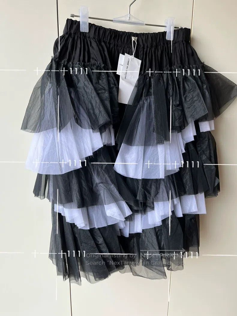 Comme des Garcons Comme Des Garcons size S Color Layered Pleated Cake Skirt Size 23" - 3 Thumbnail