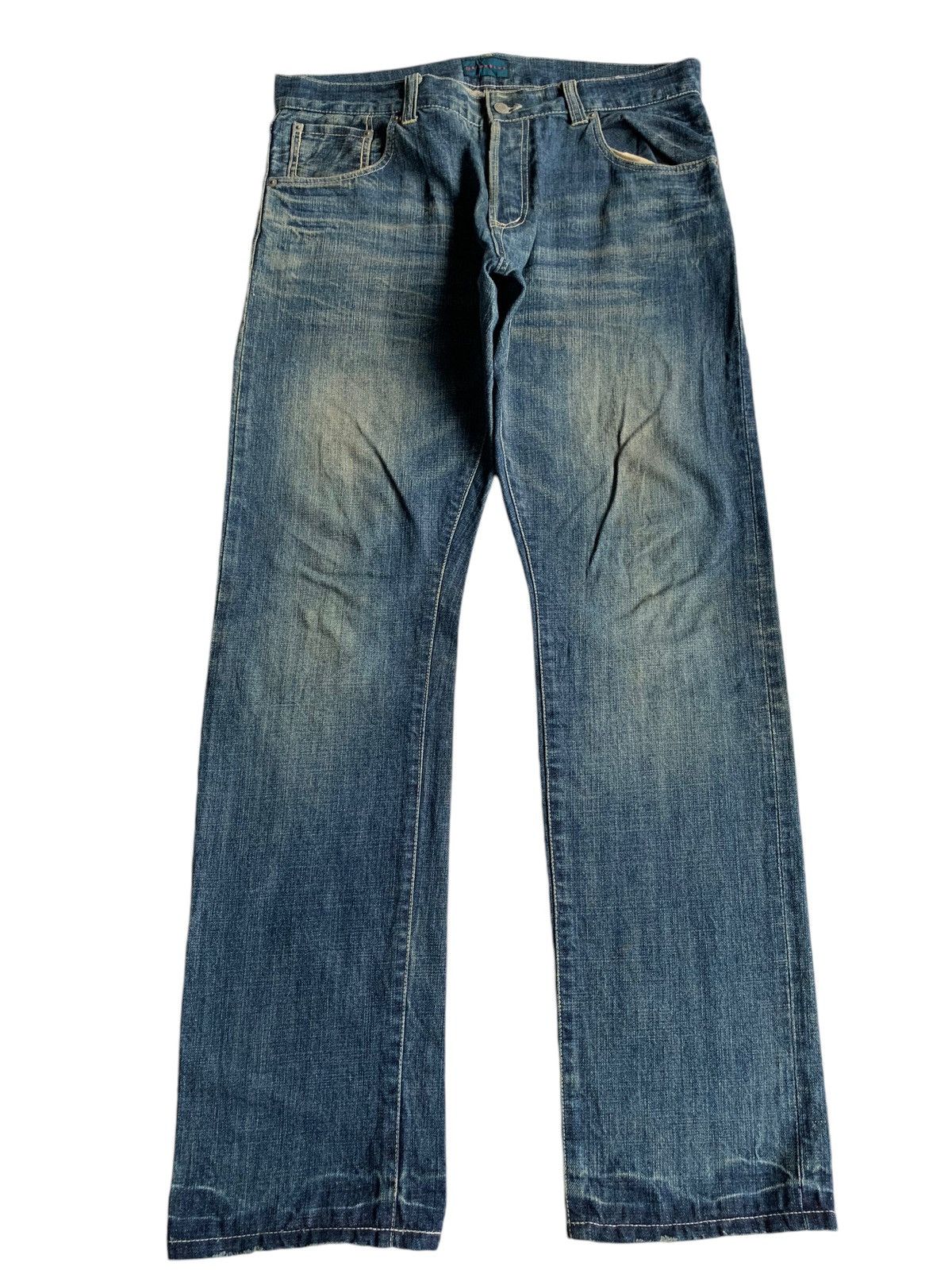 Kapital Rage Blue Japanese Button fly Selvedge Distressed Denim Size US 36 / EU 52 - 1 Thumbnail