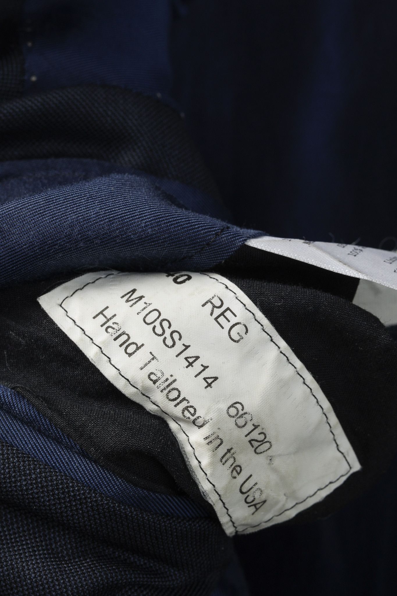 Rag & Bone Rag & Bone Navy Blue Wool-Suiting Tailored Blazer Size 40R - 11 Thumbnail
