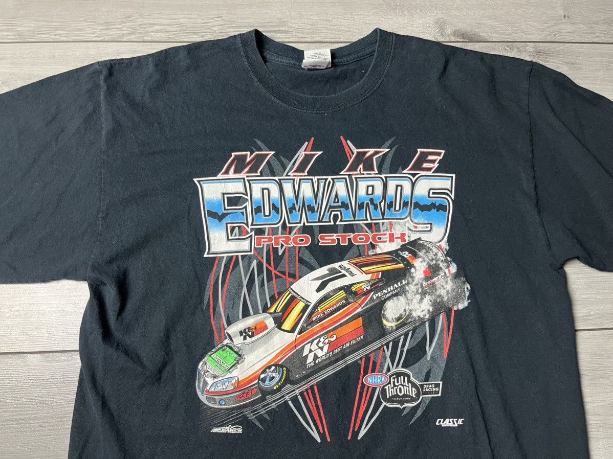 Formula 1 Mike Edwards Motorsports Pro stock Drag Racing Tshirt Size US XL / EU 56 / 4 - 3 Thumbnail