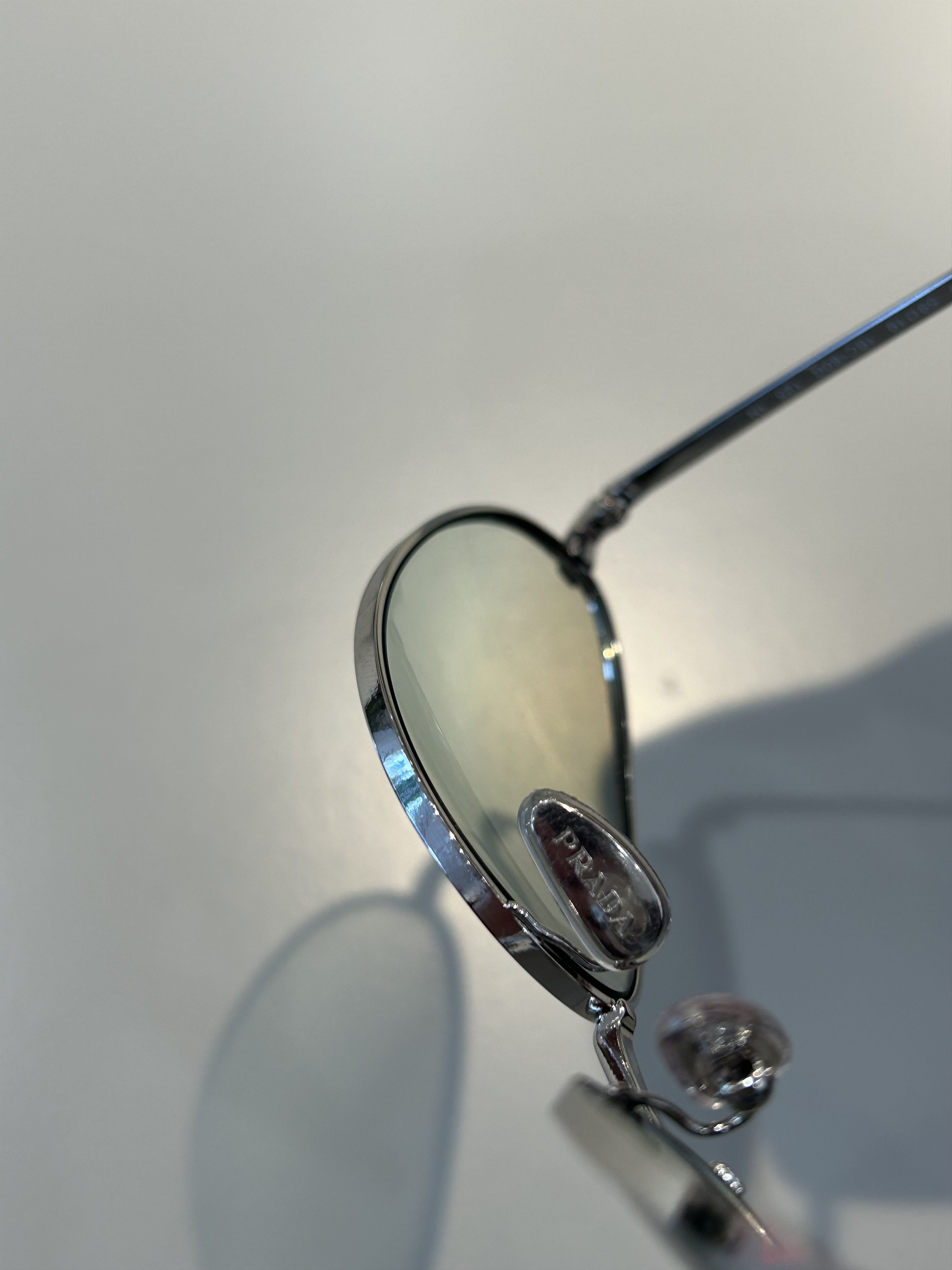 Prada Prada Oval Sunglasses Size ONE SIZE - 3 Thumbnail
