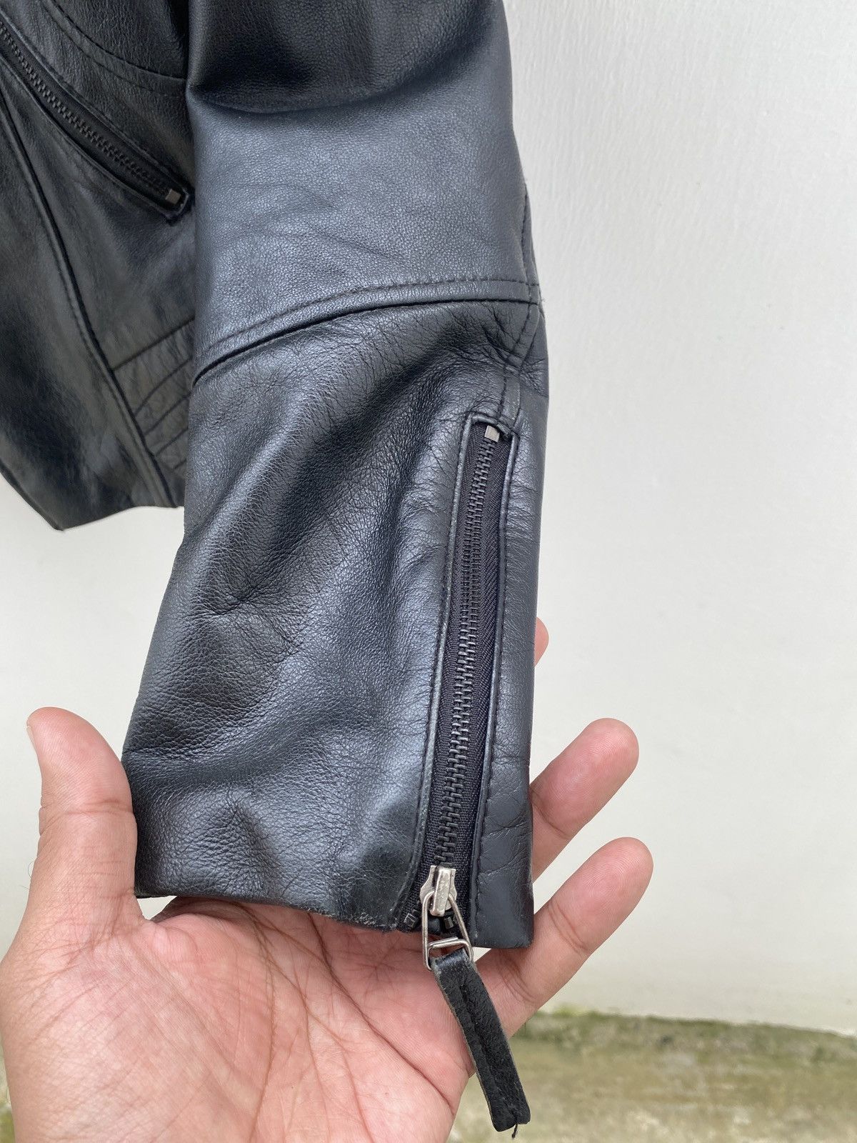 Isamu Katayama Backlash Leather Jacket on&on Bikers Vkei Jacket Size US S / EU 44-46 / 1 - 5 Thumbnail
