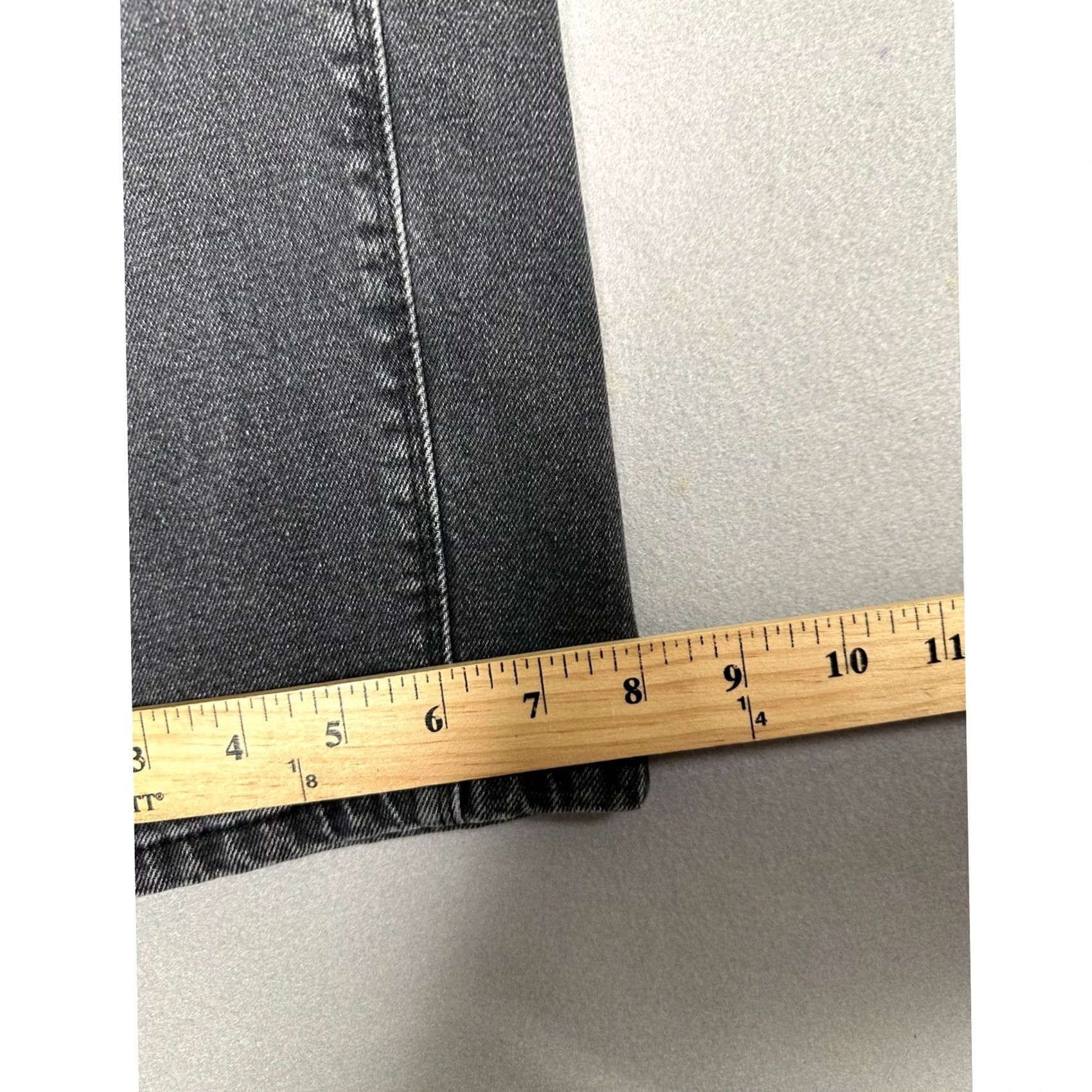 Mott & Bow Mott & Bow Slim Fit Jeans Mens 38x30 Dark Grey Faded Stretch Denim Pants EUC Size US 38 / EU 54 - 7 Thumbnail