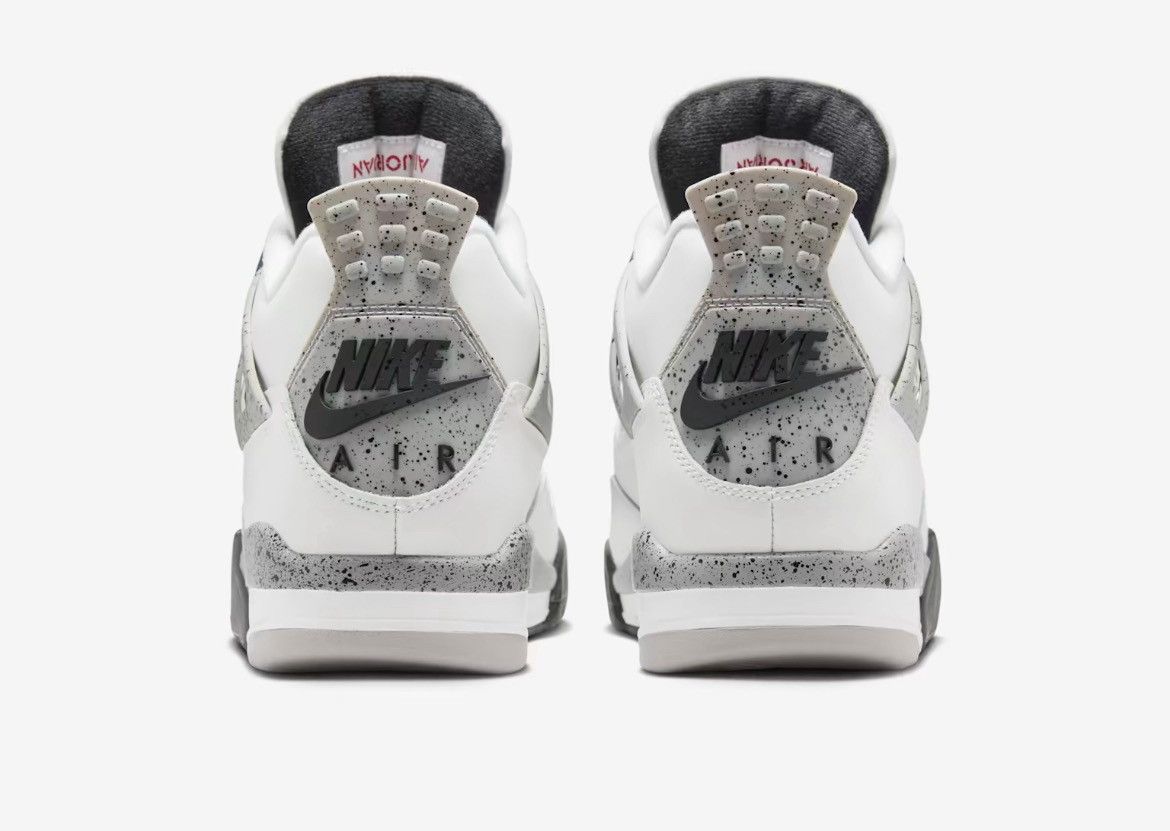 Nike Jordan 4 Retro White Cement Size US 12.5 / EU 45-46 - 5 Thumbnail