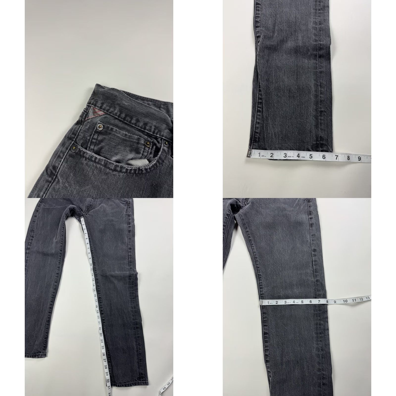 Ralph Lauren Ralph Lauren Denim & Supply Slim Fit Mens Jeans Black - 32x32 Size US 32 / EU 48 - 8 Thumbnail